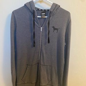 PINK zip up jacket, size small